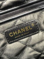 chanel 22 backpack as3859 shiny black calfskin with gold 009 luxibags.ru .jpg