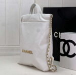 chanel 22 backpack as3859 shiny white calfskin with gold 002 luxibags.ru .jpg