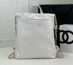 chanel 22 backpack as3859 shiny white calfskin with gold 003 luxibags.ru .jpg