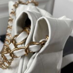 chanel 22 bag as4486 small handbag shiny calfskin white with gold 007 luxibags.ru .jpg