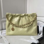 chanel 22 bag as4486 small handbag shiny calfskin yellow with gold 002 luxibags.ru .jpg
