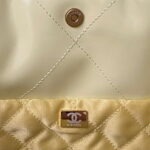 chanel 22 bag as4486 small handbag shiny calfskin yellow with gold 008 luxibags.ru .jpg