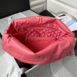 chanel 22 handbag as3261 shiny calfskin gold tone metal coral pink 05 luxibags.ru .jpg