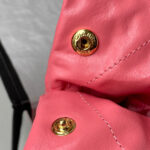 chanel 22 handbag as3261 shiny calfskin gold tone metal coral pink 06 luxibags.ru .jpg