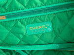 chanel 22 handbag as3261 shiny calfskin gold tone metal green 08 luxibags.ru .jpg