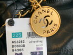 chanel 22 handbag as3262 shiny calfskin gold tone metal black 04 luxibags.ru .jpg