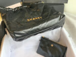 chanel 22 handbag as3262 shiny calfskin gold tone metal black 06 luxibags.ru .jpg