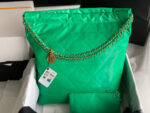 chanel 22 handbag as3262 shiny calfskin gold tone metal green 05 luxibags.ru .jpg
