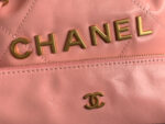 chanel 22 handbag as3262 shiny calfskin gold tone metal pink 03 luxibags.ru .jpg