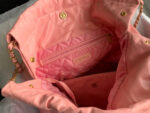 chanel 22 handbag as3262 shiny calfskin gold tone metal pink 07 luxibags.ru .jpg