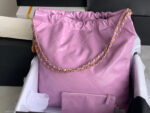 chanel 22 handbag as3262 shiny calfskin gold tone metal purple 05 luxibags.ru .jpg