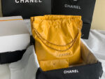 chanel 22 handbag as3262 shiny calfskin gold tone metal yellow 02 luxibags.ru .jpg