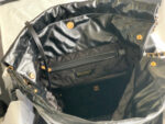 chanel 22 handbag as3262 shiny calfskin lacquered metal black logo white 07 luxibags.ru .jpg
