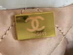 chanel 22 handbag as3262 shiny calfskin lacquered metal white logo black 08 luxibags.ru .jpg
