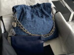 chanel 22 handbag gold tone metal canvas as3260 blue denim 005 luxibags.ru .jpg