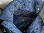 chanel 22 handbag gold tone metal canvas as3260 blue denim 007 luxibags.ru .jpg