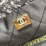 chanel 22 handbag gold tone metal canvas as3260 gray 008 luxibags.ru .jpg