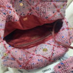 chanel 22 handbag gold tone metal canvas as3260 pink 007 luxibags.ru .jpg
