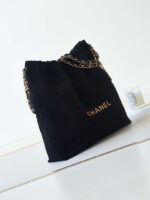 chanel 22 handbag shiny as3261 black velvet gold 002 luxibags.ru .jpg
