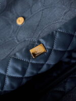 chanel 22 handbag shiny as3261 navy blue velvet gold 009 luxibags.ru .jpg