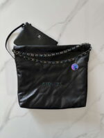 chanel 22 handbag shiny black calfskin as3261 with symphony hardware 001 luxibags.ru .jpg