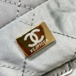 chanel 22 handbag shiny calfskin as3261 gray silver 008 luxibags.ru .jpg