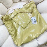chanel 22 handbag shiny calfskin as3261 light green 004 luxibags.ru .jpg