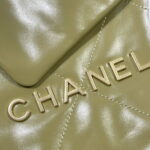 chanel 22 handbag shiny calfskin as3261 light green 005 luxibags.ru .jpg
