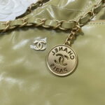 chanel 22 handbag shiny calfskin as3261 light green 006 luxibags.ru .jpg