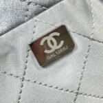 chanel 22 handbag shiny calfskin as3261 silver 008 luxibags.ru .jpg