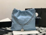 chanel 22 handbag shiny calfskin gold as3261 light blue silver 001 luxibags.ru .jpg
