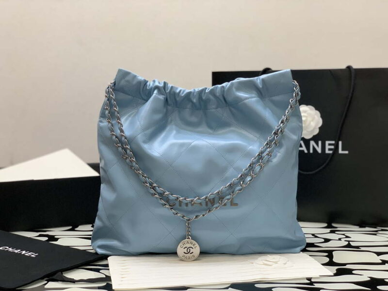 chanel 22 handbag shiny calfskin gold as3261 light blue silver 001 luxibags.ru .jpg