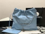 chanel 22 handbag shiny calfskin gold as3261 light blue silver 002 luxibags.ru .jpg