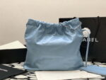 chanel 22 handbag shiny calfskin gold as3261 light blue silver 006 luxibags.ru .jpg