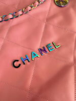 chanel 22 handbag shiny pink calfskin as3261 with symphony hardware 003 luxibags.ru .jpg