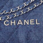 chanel 22 handbag slive tone metal canvas as3260 blue denim 004 luxibags.ru .jpg