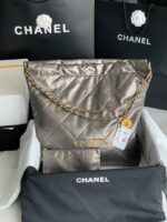 chanel 22 large handbag as3262 shiny calfskin gold tone metal ruthenium 01 luxibags.ru .jpg