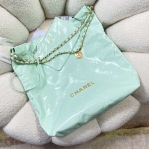 chanel 22 large handbag shiny calfskin as3262 mint green 001 luxibags.ru .jpg