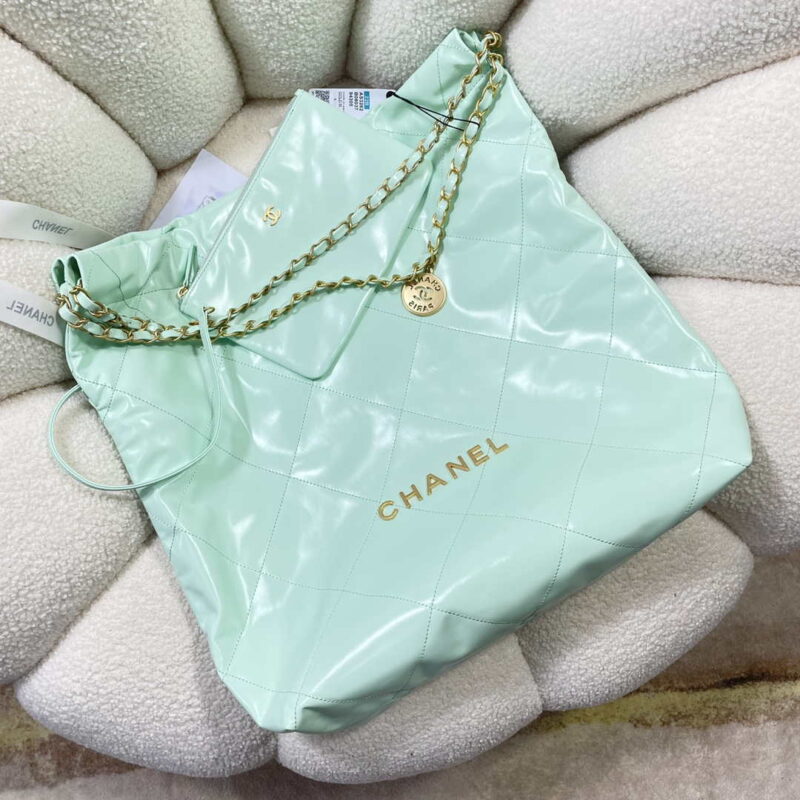 chanel 22 large handbag shiny calfskin as3262 mint green 001 luxibags.ru .jpg