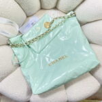 chanel 22 large handbag shiny calfskin as3262 mint green 007 luxibags.ru .jpg
