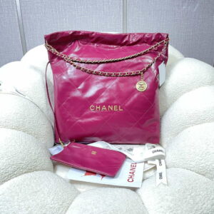 chanel 22 large handbag shiny calfskin as3262 rose red 001 luxibags.ru .jpg