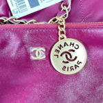 chanel 22 large handbag shiny calfskin as3262 rose red 006 luxibags.ru .jpg