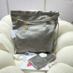 chanel 22 large handbag shiny calfskin as3262 silver grey 002 luxibags.ru .jpg