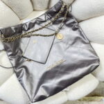chanel 22 large handbag shiny calfskin as3262 silver grey 004 luxibags.ru .jpg