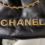 chanel 22 mini handbag as3980 shiny calfskin gold tone metal black 003 luxibags.ru .jpg