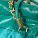 chanel 22 mini handbag as3980 shiny calfskin gold tone metal chanel 22 as3980 mini handbag shiny calfskin silver tone metal green 007 luxibags.ru .jpg