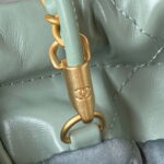 chanel 22 mini handbag as3980 shiny calfskin gold tone metal chanel 22 as3980 mini handbag shiny calfskin silver tone metal green gray 009 luxibags.ru .jpg