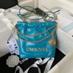 chanel 22 mini handbag as3980 shiny calfskin gold tone metal chanel 22 as3980 mini handbag shiny calfskin silver tone metal lake blue 001 luxibags.ru .jpg