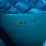 chanel 22 mini handbag as3980 shiny calfskin gold tone metal chanel 22 as3980 mini handbag shiny calfskin silver tone metal lake blue 008 luxibags.ru .jpg