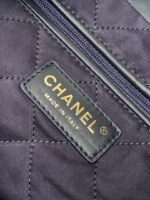 chanel 22 mini handbag as3980 shiny calfskin gold tone metal chanel 22 as3980 mini handbag shiny calfskin silver tone metal navy blue 9 luxibags.ru .jpg
